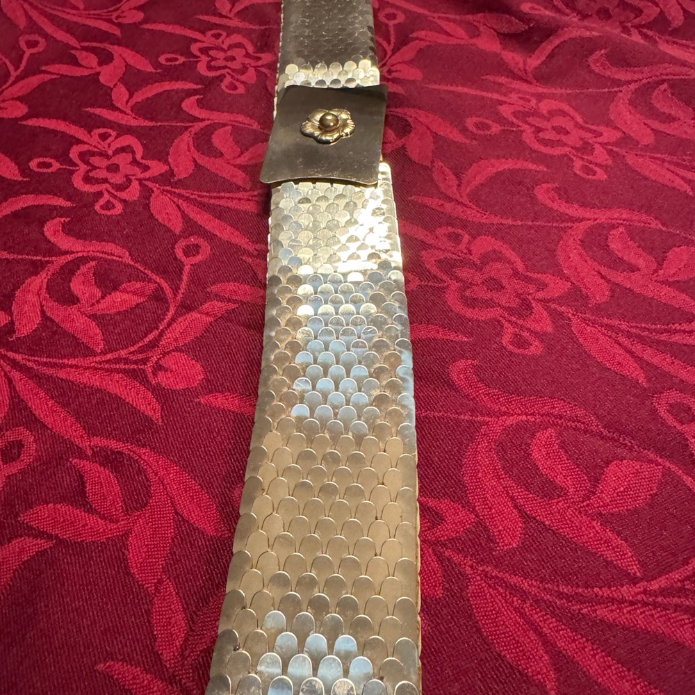 Gold Textured Belt